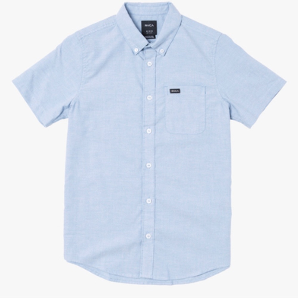 RVCA boys button down shirt XL